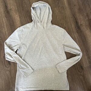 Public Rec Hoodie Men's L Gray Politan Performance Pullover Athleisure Gym NEW